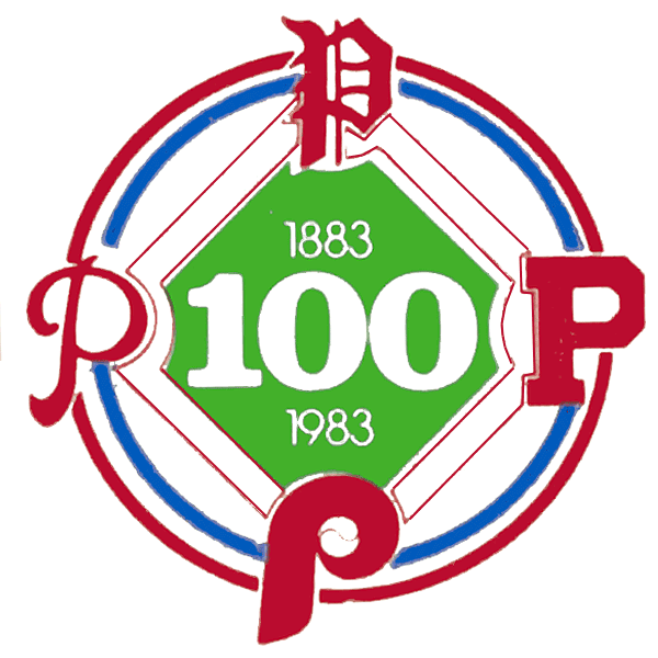 Philadelphia Phillies 1983 Anniversary Logo vinyl decal